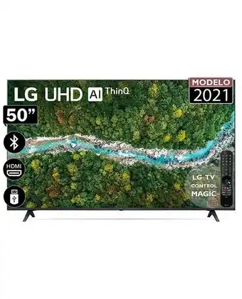 Tiendas EFE Televisor lg led thinq ai uhd 4k 50up7750psb 2021 oferta
