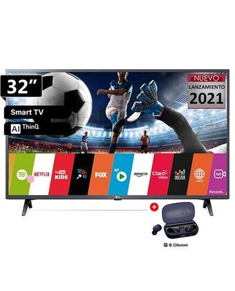 Tiendas EFE Tv lg led 32' ai thinq smart 32lm637b + audífonos js2 oferta