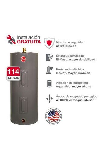 Tiendas EFE Terma eléctrica rheem 114 lt 220/2.1kw oferta