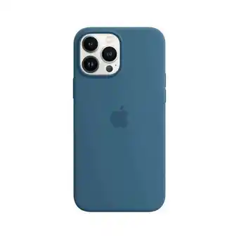 iShop Case apple para iphone 13 pro max de silicona con magsafe - azul oferta