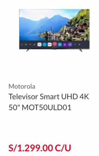 Sodimac Motorola Televisor Smart UHD 4K 50" oferta