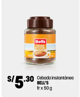 Plaza Vea Bell's Cebada instantanea fr x 50g oferta