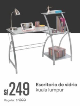 Promart Escritorio de Vidrio Kuala Lumpur oferta