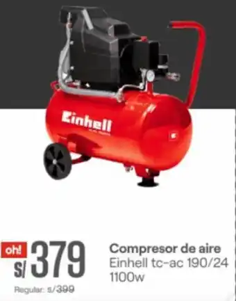 Promart Compresor de Aire Einhell tc-ac 190/24 110w oferta