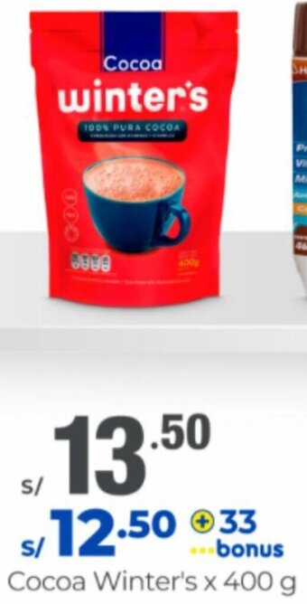 Metro Cocoa Winter's 400g oferta