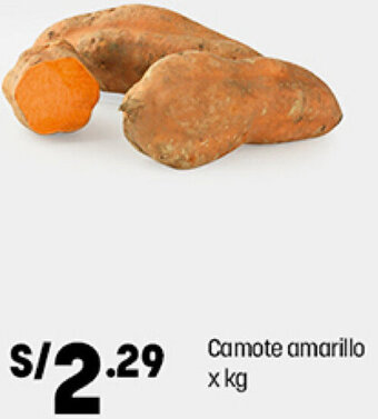 Plaza Vea Camote Amarillo oferta