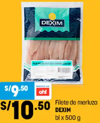 Filete de Merluza Dexim bl x 500g