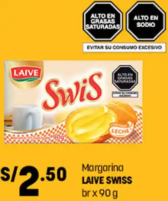 Plaza Vea Margarina Laive Swiss br x 90g oferta
