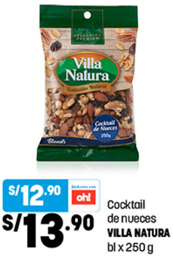 Plaza Vea Cocktail de Nueces Villa Natura bl x 250g oferta