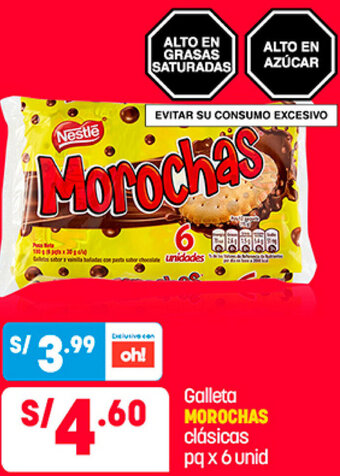 Plaza Vea Galleta Morochas Clásicas pq x 6 Unid oferta