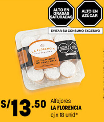 Plaza Vea Alfajores La Florencia cj x 18 Unid oferta
