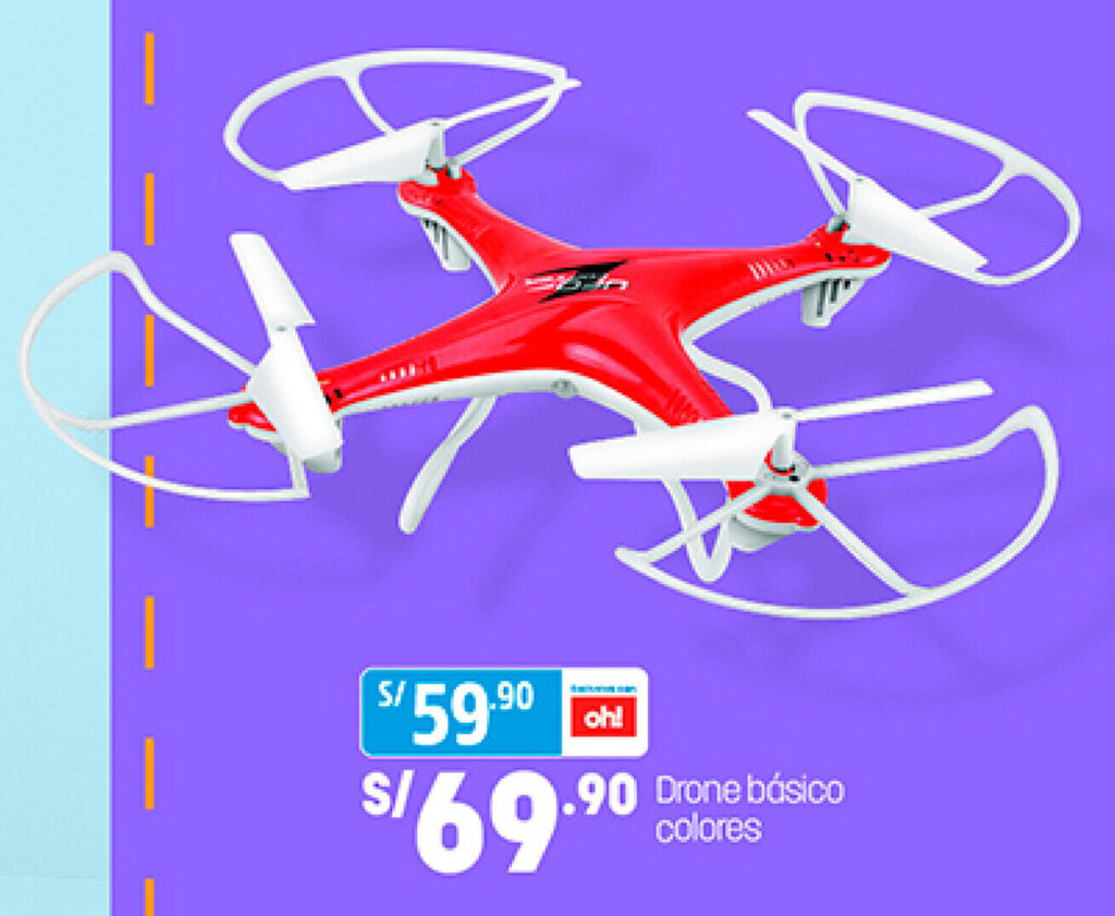 Plaza Vea Drone Básicp Colores oferta