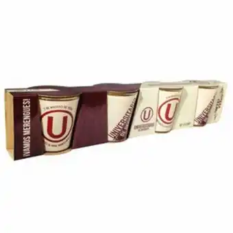 Linio Set x 4 vasos shot 35 ml - universitario oferta