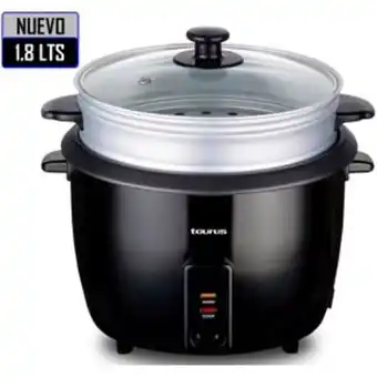 Linio Olla arrocera taurus 1.8 litros con vapo... oferta