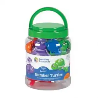 Freshmart Aprende números con tortugas de juguetes multicolor learning resources - unidad oferta