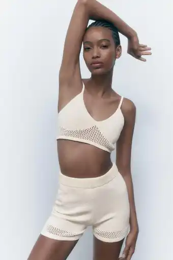 ZARA Shorts chenilla oferta