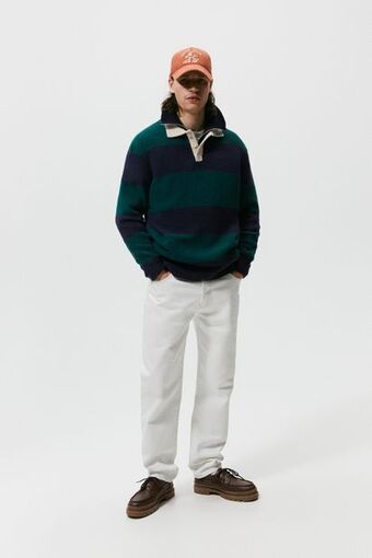 ZARA Polo punto rayas oferta
