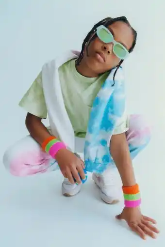 ZARA Pantalón jogger tie dye oferta