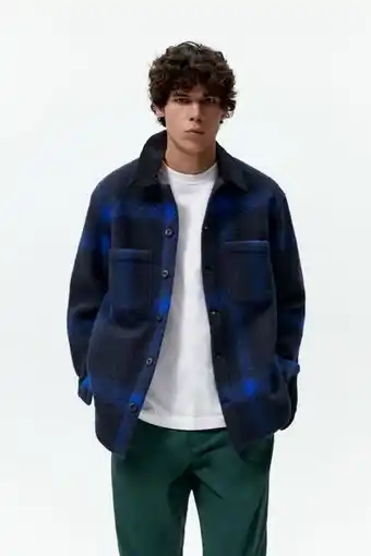 Sobrecamisa cuadros combinado