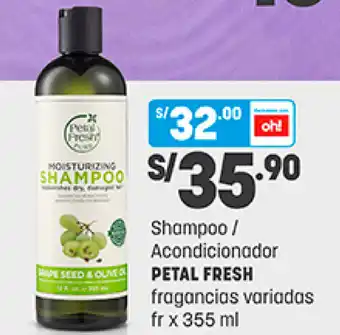 Plaza Vea PETAL FRESH Shampoo / Acondicionador oferta