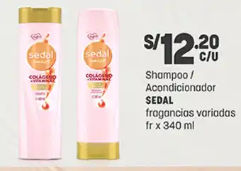 Plaza Vea SEDAL Shampoo / Acondicionador oferta