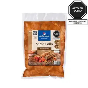 San Fernando Sazón pollo anticuchero x 650 gr. oferta
