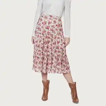 Mentha & Chocolate Falda rebeca print oferta