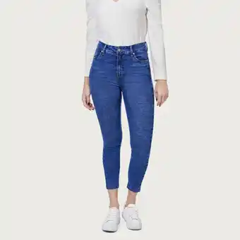 Mentha & Chocolate Jean skinny push up azul oferta