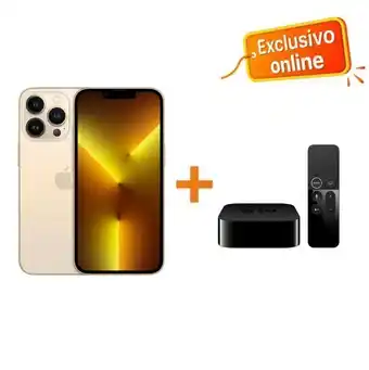 iShop Iphone 13 pro max 256gb oro + apple tv 4k 32gb oferta