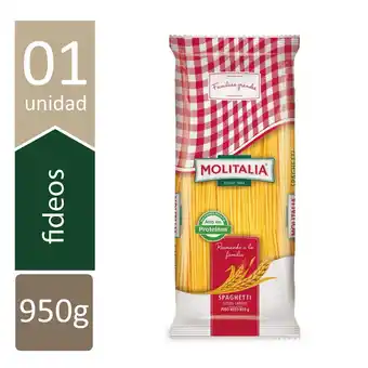 Tottus Fideos spaghetti molitalia 950 gr oferta
