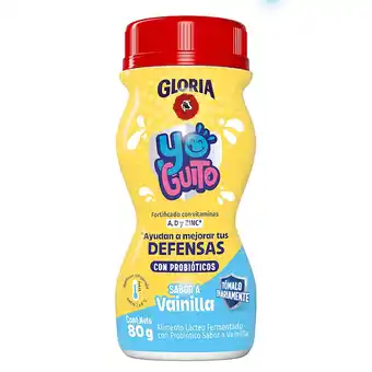 Tottus Yogurt gloria yoguito con probióticos vainilla 80 gr oferta