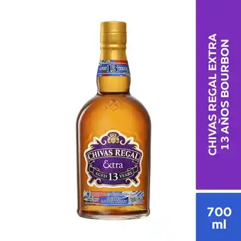 Tottus Whisky chivas regal extra 13 yo bourbon 700 ml oferta