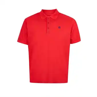 Tottus Polo pique bordado hombre m rojo oferta