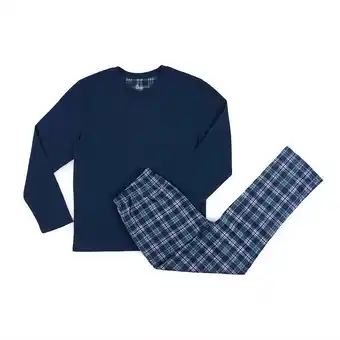 Tottus Pijama larga azul s oferta