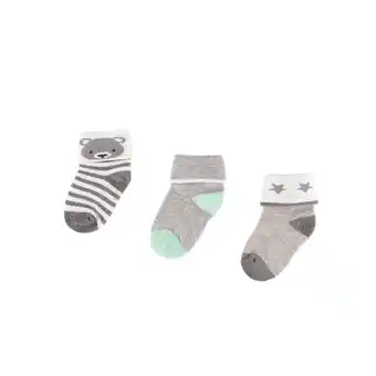 Tottus Pack 3 medias bebé talla 12m combo 9 oferta