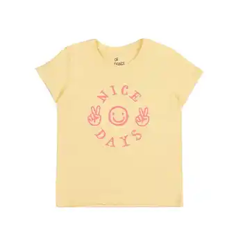 Tottus Polo algodón mc niña talla 2 ama vainilla oferta