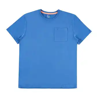 Tottus Polo color entero mc niño teen talla 14 azul oferta