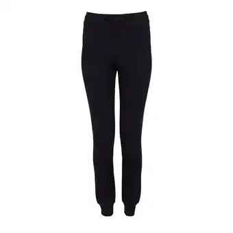 Tottus Jogger color entero pretina mujer m negro oferta