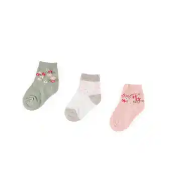 Tottus Pack 3 medias bebé talla 18m combo 4 oferta