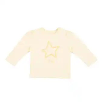 Tottus Polo algodón ml bebé talla 12m vainilla oferta