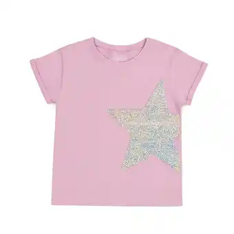 Tottus Polo mc lentejuela star niña talla 3 morado oferta