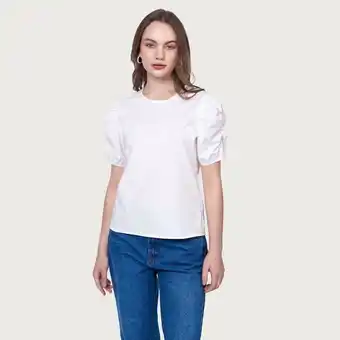 Mentha & Chocolate Blusa desiree hueso oferta