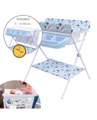 Tiendas EFE Bañera cambiador maxi 830-1 azul oferta