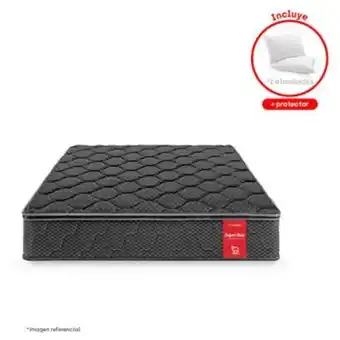 Paraiso del Perú Colchón premium super star negro | queen oferta