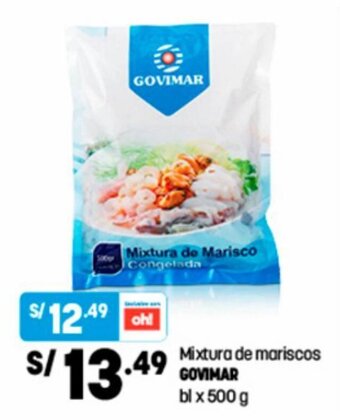 Plaza Vea Mixtura de Mariscos Govimar bl x 500g oferta