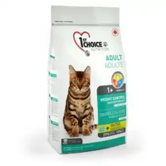 Freshmart Alimento para gatos adultos control de peso 1st choice - bolsa 2.72 kg - unidad oferta