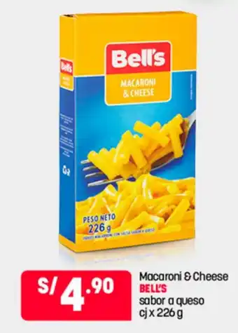 Plaza Vea Macaroni & Cheese Bell's x 226g oferta