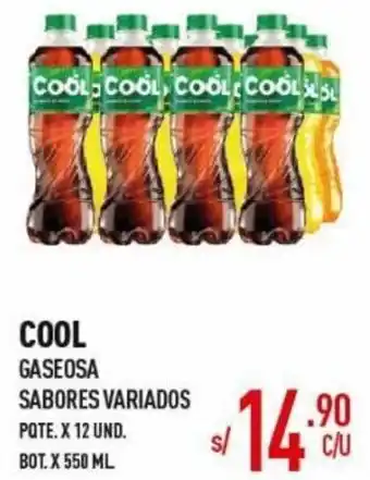 Vega Cool Gaseosa Sabores Variados 12 Und x 550ml oferta