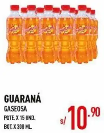 Vega Guaraná Gaseosa 15 und x 300ml oferta