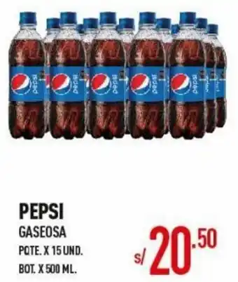 Vega Pepsi Gaseosa 15Und x 500ml oferta